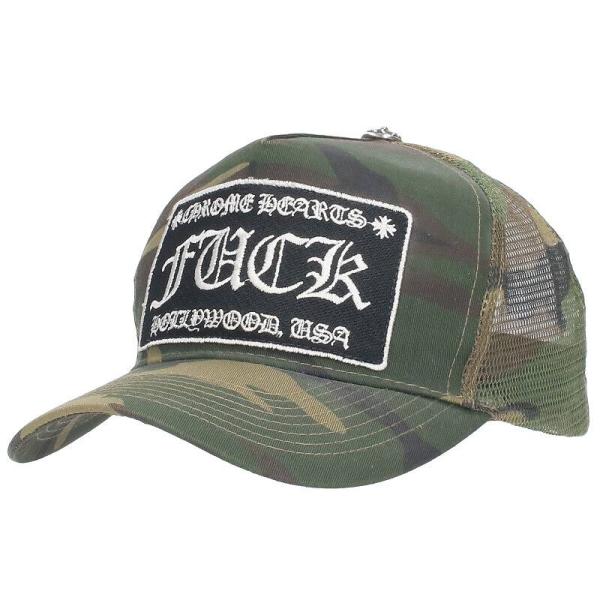 クロムハーツ Chrome Hearts TRUCKER CAP/トラッカーキャップ FUCKパッチ...