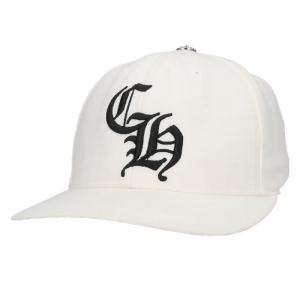 クロムハーツ BASEBALL TRUCKER CH刺繍ベースボールキャップ帽子 中古 FK04