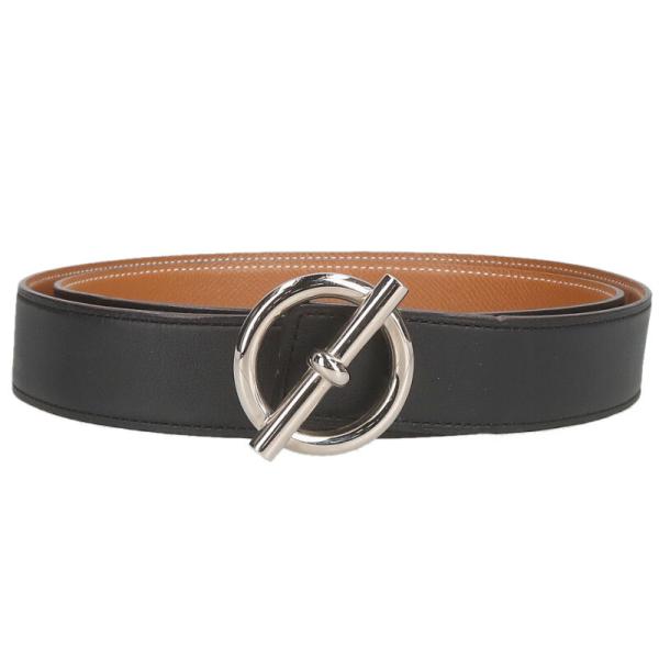 エルメス ベルト サイズ:100 シェーヌダンクルバックルリバーシブルレザーベルト 中古 BS99