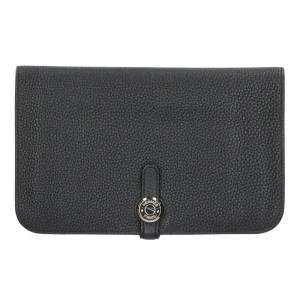 エルメス 財布 ドゴンデュオ X刻印 SV金具 トゴ財布 中古 OM10