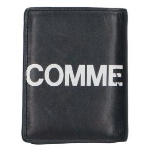 コムデギャルソン ロゴプリント二つ折り財布 中古 BS99