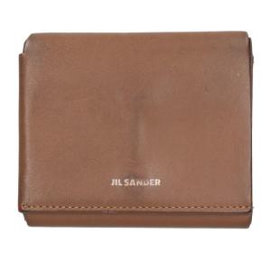 ジルサンダー 折り畳みレザー財布 中古 BS99