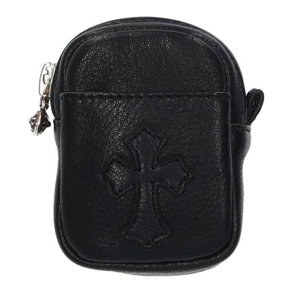 クロムハーツ Chrome Hearts MICRO TAKA/マイクロタカ クロスパッチ付きレザー...