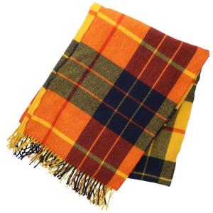 コムデギャルソンシャツ LOCHCARRON タータンチェックマフラー 中古 BS99