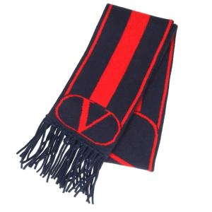 ヴァレンティノ ロゴデザインマフラー 中古 BS99