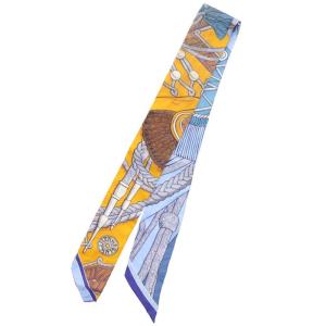 エルメス ツイリー シルク総柄スカーフ 中古 BS99