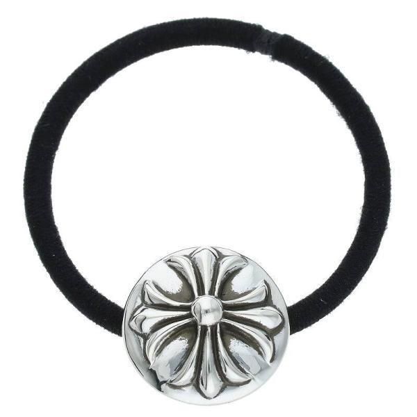 クロムハーツ Chrome Hearts HAIRBAND/クロスボールボタンヘアゴム シルバーコン...