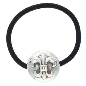 クロムハーツ Chrome Hearts HAIRBAND/BSフレアボタンヘアゴム  シルバーコンチョ 中古 SS07｜rinkan