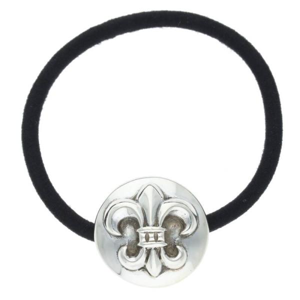 クロムハーツ Chrome Hearts HAIRBAND/BSフレアボタンヘアゴム シルバーコンチ...