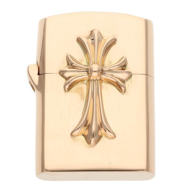 クロムハーツ ライター 22K ZIPPO LIGHTERZ-V1 V1スモールCHクロスジッポライ...