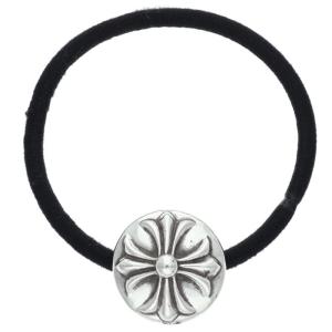 CHROME HEARTS（クロムハーツ） ピアス RUBBER HOOP CROSS SML クロス