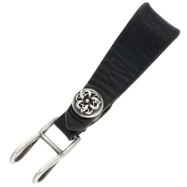 クロムハーツ BELT LOOP ケルティックボールボタンレザーベルトループ 中古 HJ12