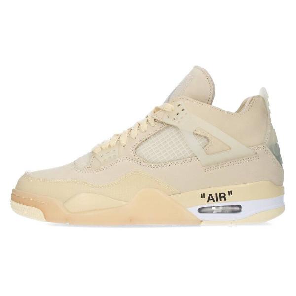 ナイキ NIKE OFF-WHITE WMNS AIR JORDAN 4 RETRO SP SAIL...