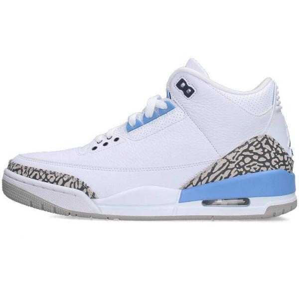 ナイキ NIKE AIR JORDAN 3 RETRO UNC CT8532-104 サイズ:9 エ...