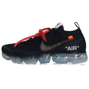 ナイキ オフホワイト NIKE OFF-WHITE AIR VAPORMAX FLYKNIT AA3831-001 26.5cm エアベイパーマックスフライニットスニーカー 中古 SB01｜RINKAN