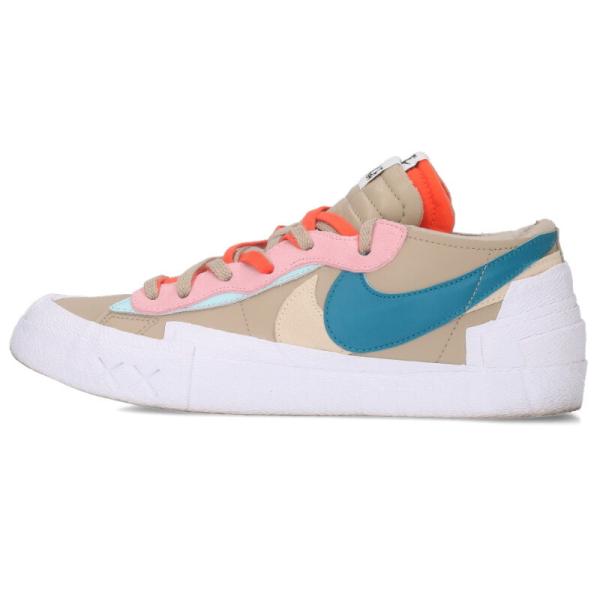 ナイキ スニーカー サカイ 28.5cm BLAZER LOW DM7901-200 カウズブレーザ...