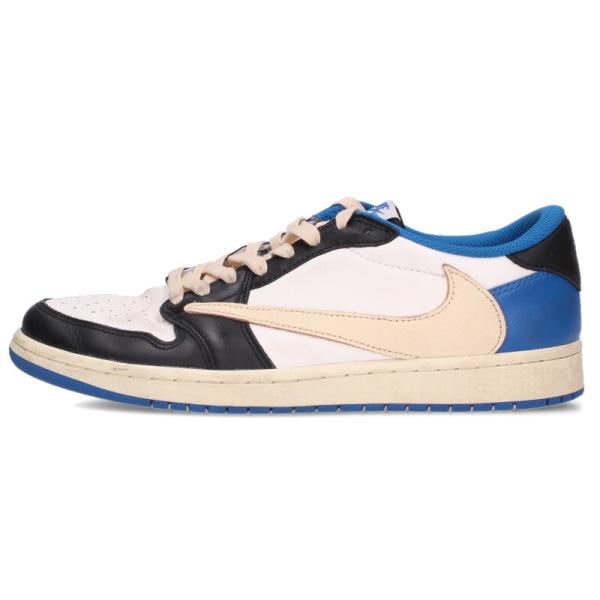 ナイキ トラヴィススコット 28cm AIR JORDAN 1 LOW OG SP FRAGMENT...