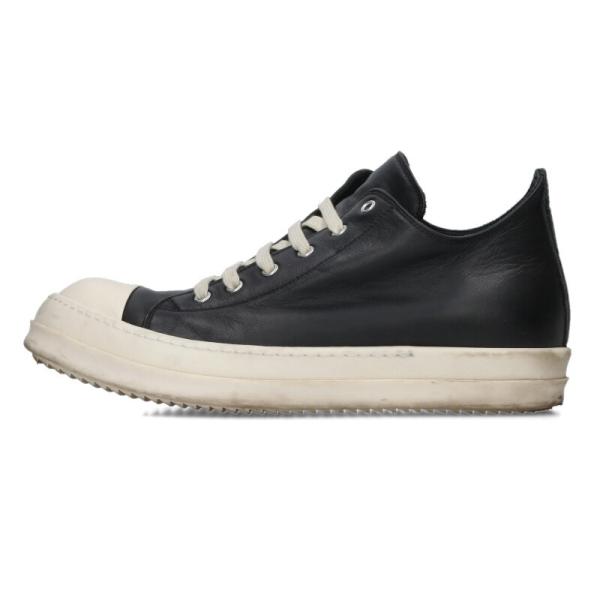 リックオウエンス サイズ:43 RAMONES LOW ラモーンズローレザースニーカー 中古 SS1...