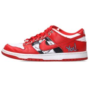 クロムハーツ スニーカー ナイキ サイズ:28cm PPO NIKE DUNK LOW Matty boy ペイントダンクスニーカー 中古 SJ02