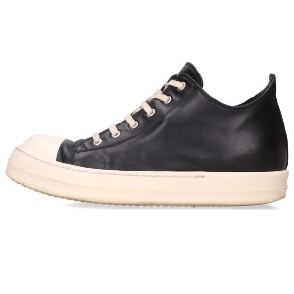 リックオウエンス サイズ:41 RAMONES LOW ラモーンズレザーローカットスニーカー 中古 ...