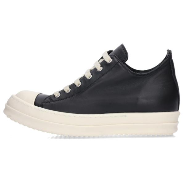 リックオウエンス サイズ:39 RAMONES LOW ラモーンズレザーローカットスニーカー 中古 ...