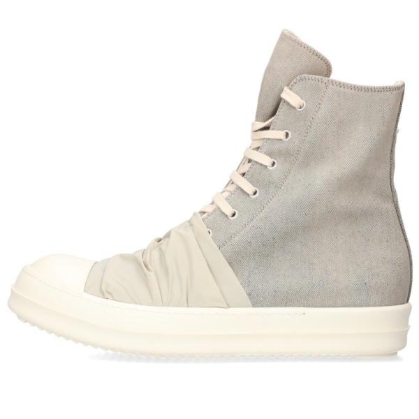 ダークシャドウ サイズ:45 RAMONES ラモーンズデニムハイカットスニーカー 中古 FK04