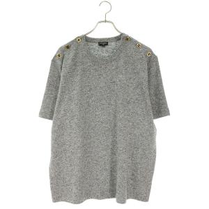 シャネル サイズ:46 26AW P83294K12070 ココマークボタン ニットTシャツ 中古 BS99