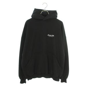 CELINE（セリーヌ） ルーズ フーディー ロゴ プルオーバー コットン