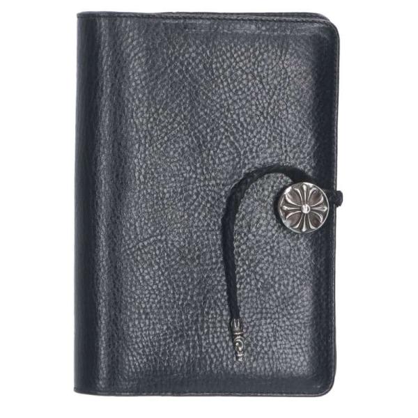 クロムハーツ AGENDA PLAIN アジェンダ クロスボールレザーブレイド手帳カバー 中古 FK...
