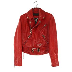 クロムハーツ レザージャケット サイズ:S JJ DEAN JJディーン リップアンドタンライダースレザージャケット 中古 GZ11