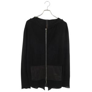 クロムハーツ サイズ:S ナイロン切替カシミアダガージップロングパーカー 中古 OK15