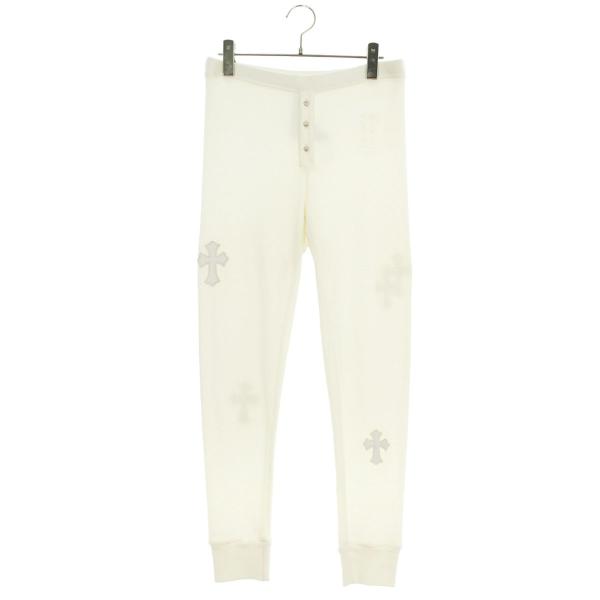 クロムハーツ サイズ:S Y NOT クロスパッチ付きサーマルロングパンツ 中古 OK15