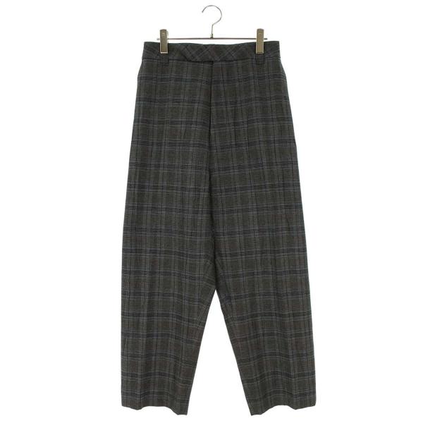 ヴェトモン ロングパンツ サイズ:S 17AW WF17PA2 チェックスラックスロングパンツ 中古...