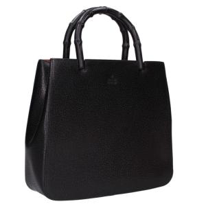 グッチ 002 1061 バンブーハンドルレザーハンドバッグ 中古 BS99