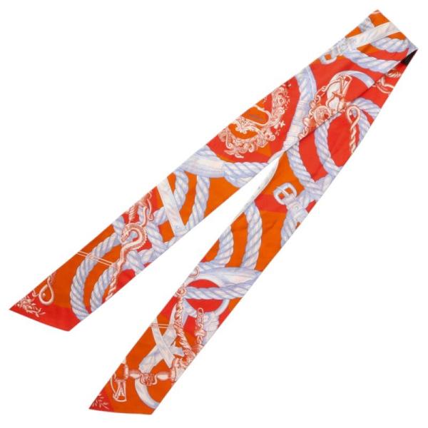 エルメス スカーフ マキシツイリー Della Cavalleria シルクスカーフ 中古 GZ14