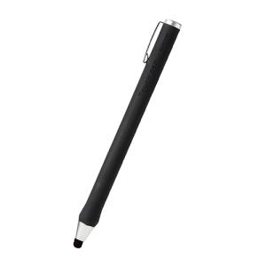 エレコム タッチペン タブレット iPad スマホ ボールペン型 好感度タイプ 太軸 ブラック タブレット学習 学校 子供 キッズ P-TPBPENBK｜rinkobe