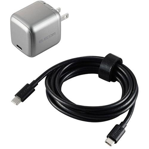 エレコム ノートPC向けACアダプター USB PD対応 70W USB-C×1 C-Cケーブル付属...