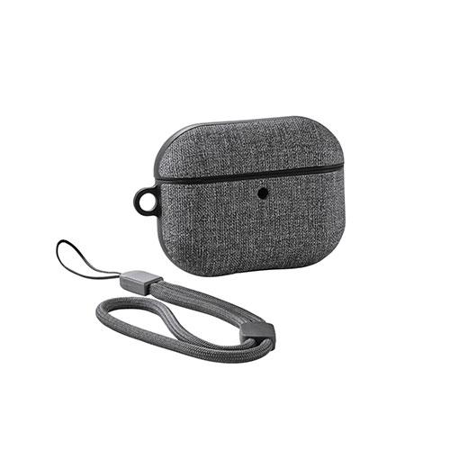 エレコム AirPods Pro 3 ファブリックタッチケース MagSafe充電に対応 なめらかで...