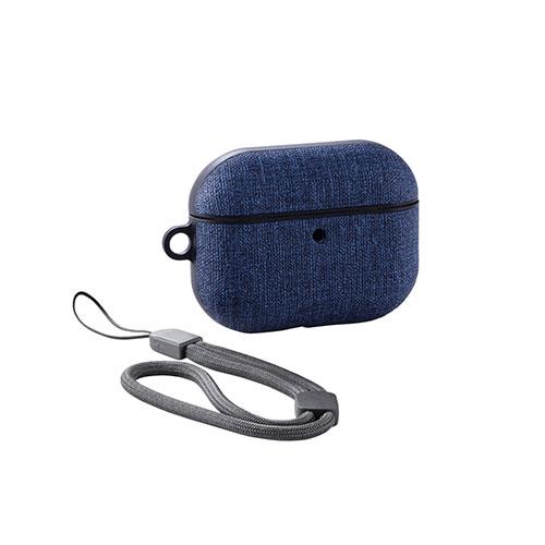 エレコム AirPods Pro 3 ファブリックタッチケース MagSafe充電に対応 なめらかで...