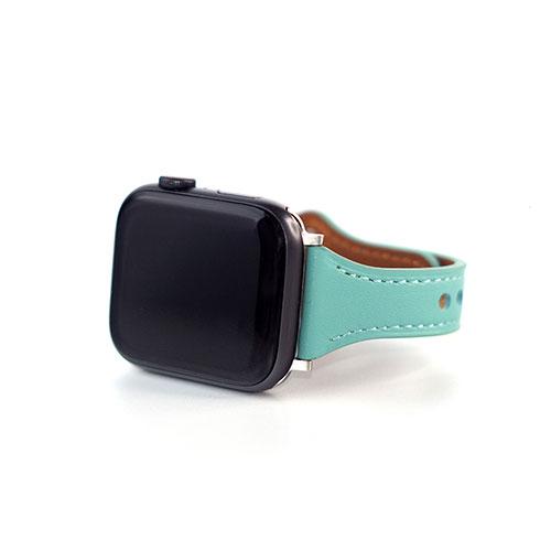 WEARPLANET Slim Line フラット本革バンド for Apple Watch 41/...