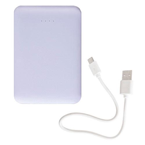 インプリンク 超薄型モバイルバッテリー5,000mAh 厚さ12.7mmのスリム軽量デザイン パステ...