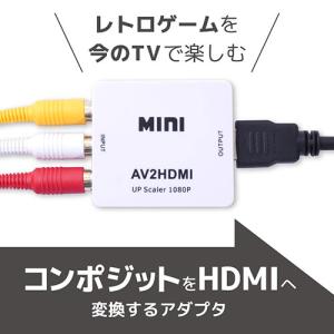 サンコー コンポジットをHDMIへ変換するアダ...の詳細画像1