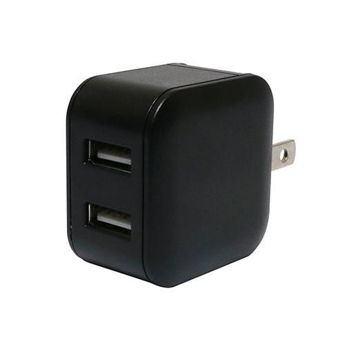 〔5個セット〕 MCO USB-ACアダプタ 2.4A 自動出力制御機能付 ブラック IPA-US0...