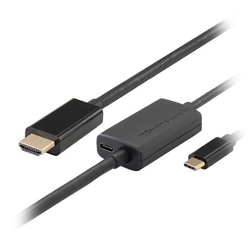 ラトックシステム USB Type-C to HDMI 変換ケーブル(PD対応・1m) RS-UCH...