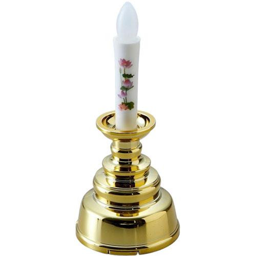 スマイルキッズ 安心の絵ろうそくミニ ゴールド ARO-5210NGD