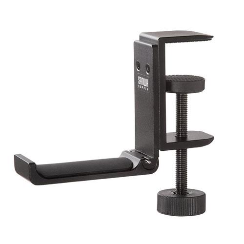 サンワサプライ 折りたたみ式バッグハンガー ブラック PDA-STN86BK