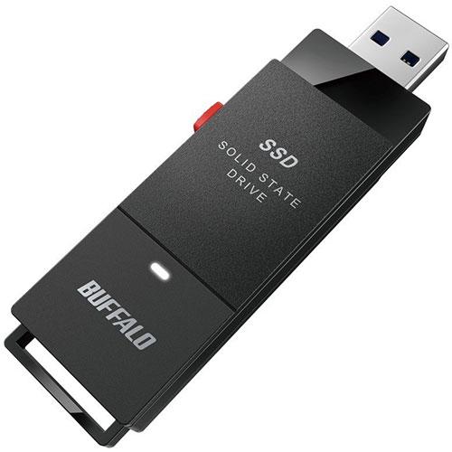 BUFFALO バッファロー 外付けSSD 1TB ブラック SSD-SCT1.0U3BA