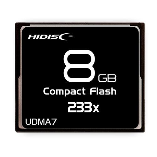 HIDISC CFカード 8GB 233x Read35MB/s MLCチップ搭載 HDCF8G23...