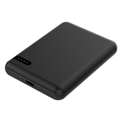 HIDISC 空調作業服対応 極薄モバイルバッテリー 5,000mAh ブラック HD4-MBTC5...