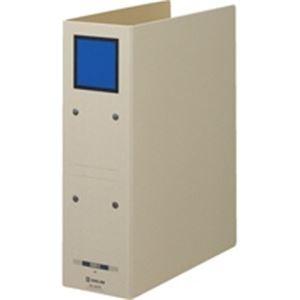 (まとめ)キングジム 保存ファイルドッチ 4078 A4S 80mm 灰/青〔×20セット〕